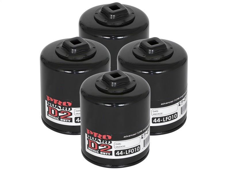 AFE 44-LF010-MB ARD D2 Oil Filter 00-14 fits GM Gas Trucks V6 4.3L (4 Pack)