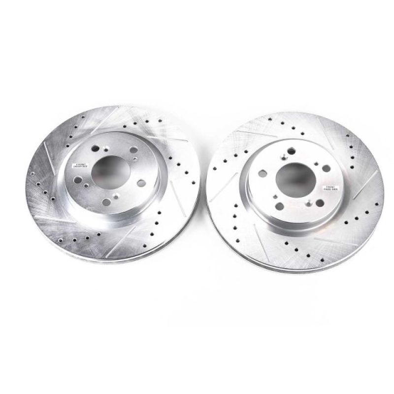 PowerStop fits Acura 05-12 RL Front Evolution Drilled & Slotted Rotors - Pair