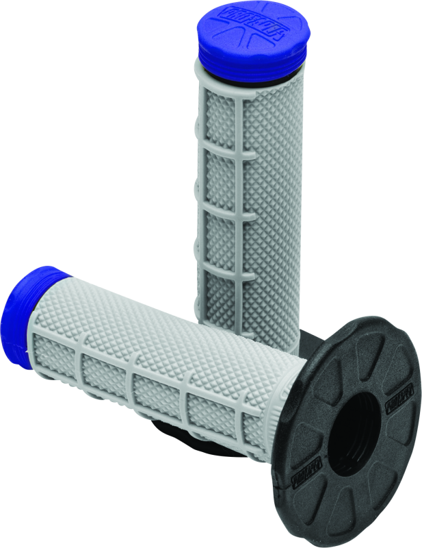 ProTaper 24861 Tri Density MX 1/2 Waffle Grips - Blue