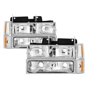 xTune 9037412 fits GMC C/K Series 94-98 Headlights w/ Corner and Parking Lights