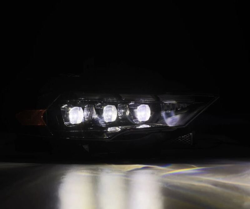 AlphaRex 880263 18-20 fits Ford Mustang NOVA LED Proj Headlights Alpha-Black