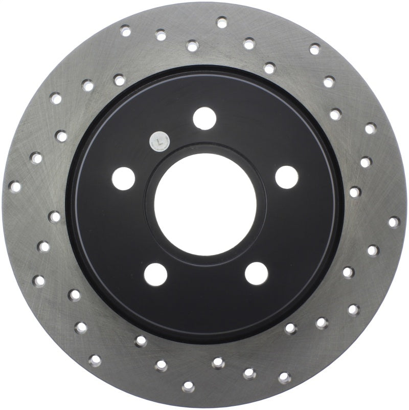 Stoptech 128.61099L 13 Ford Focus ST Drilled Left Rear Rotor