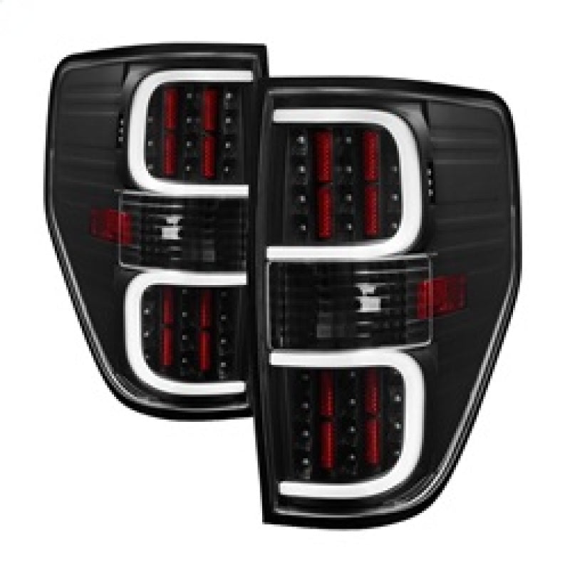 xTune 5082169 fits Ford F150 09-14 LED Tail Lights - Black ALT-ON-FF15009-LBLED