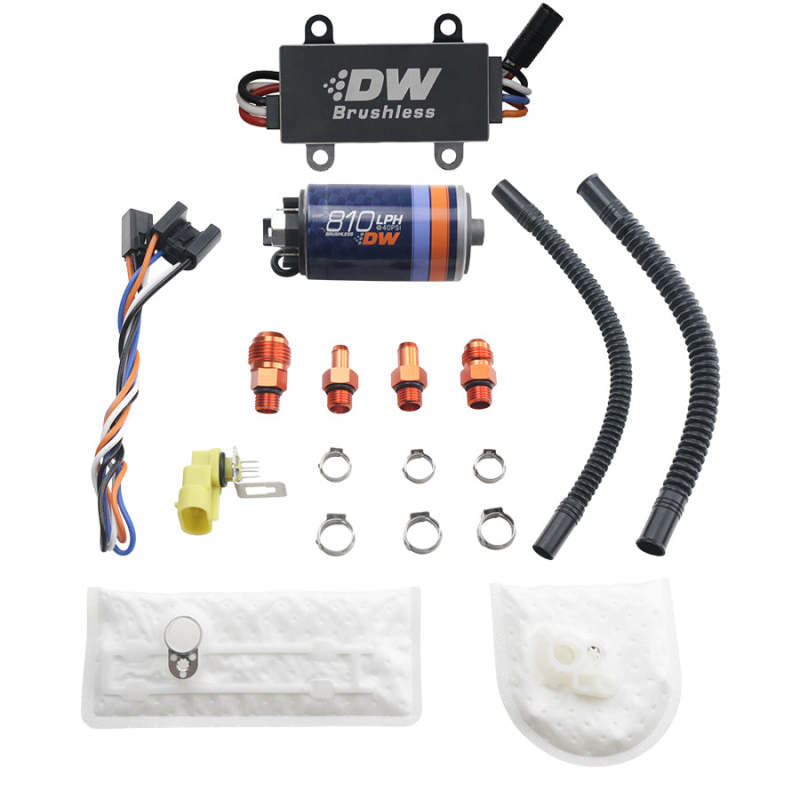 Deatschwerks 9-811-C105-1002 DW810 Brushless 810lph In-Tank Brushless Fuel Pump w/ 9-1002 + Dual Speed Controller