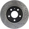 Stoptech 127.33039L 96-7/04 Audi A4 / 95-01 A6 / 7/98-05 VW Passat Left Front Slotted and Drilled Rotor
