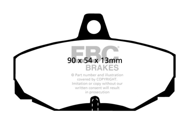 EBC DP2617 Ac Ace 5.0 Greenstuff Rear Brake Pads