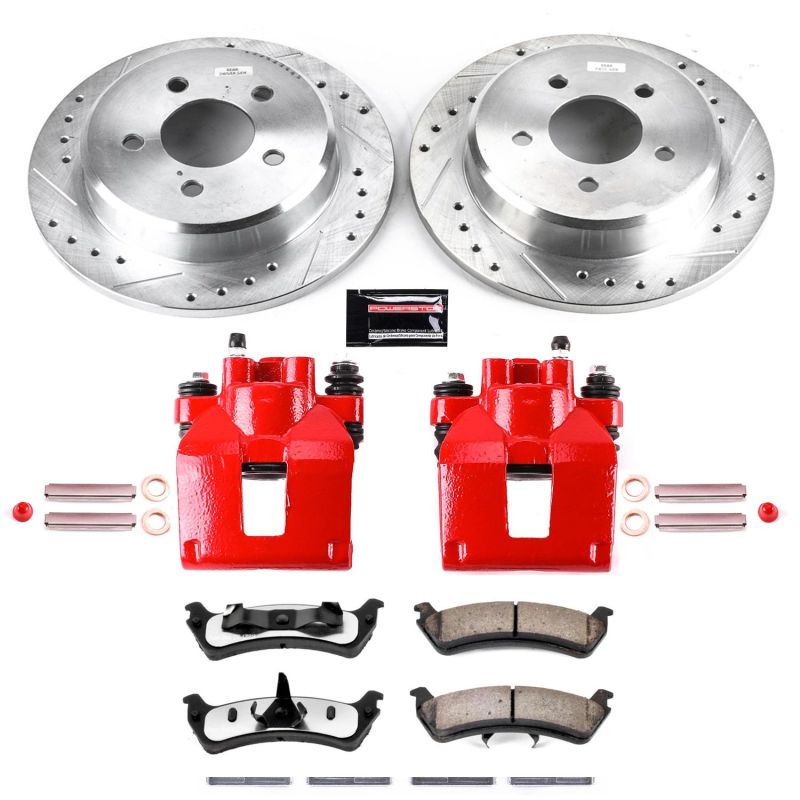 PowerStop KC1858 36 fits Ford Explorer Rear Z36 Truck & Tow Brake Kit w/Calipers