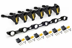 Haltech HT-120200 fits Toyota 1JZ/2JZ (Incl. VVTi) R35 Coil Conversion Kit w/Bra