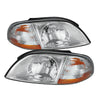 9025457 Xtune fits Ford 99-03 Windstar Crystal Headlights Chrome HD-JH-FWIN99-