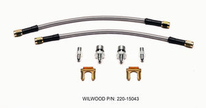 Wilwood 220-15043 Flexline Kit Rear fits Miata 06-15
