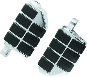 Kuryakyn 8028 Kuryakyn Dually ISO Peg With Male Mount Adapter Chrome (Pair)