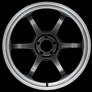 Advan YA60L34WHB R6 20x10.5 +34mm 5x120 Machining and Racing Hyper Black Wheel