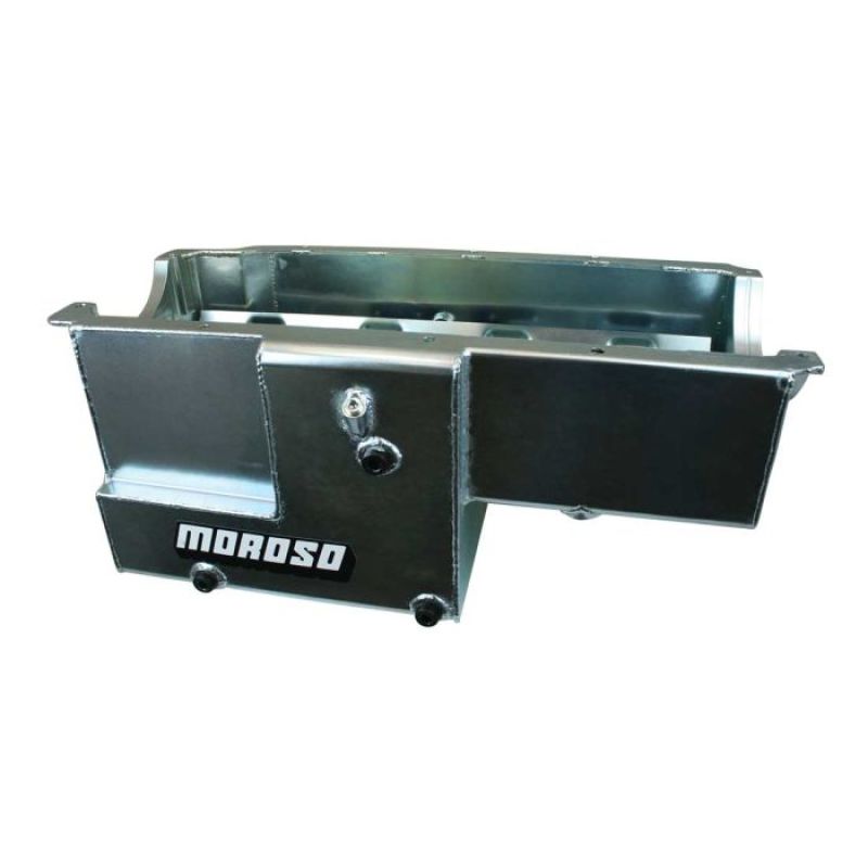 Moroso 20034 BBC Marine Full Fabricated 10in Deep Sump Oil Pan