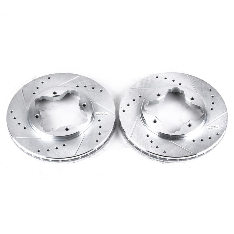 PowerStop fits Acura CL Front Evolution Drilled & Slotted Rotors - Pair