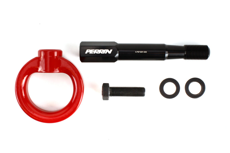 Perrin PSP-BDY-232RD 15-17 fits Subaru WRX/STI Tow Hook Kit (Front) - Red