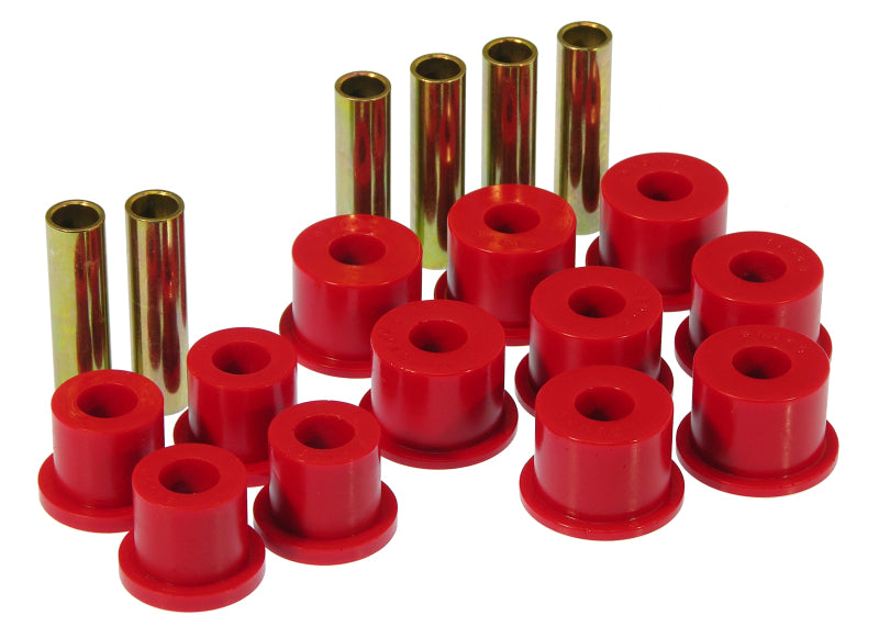 Prothane 7-1017 fits GM 2/4wd Rear Spring & Shackle Bushings - Red