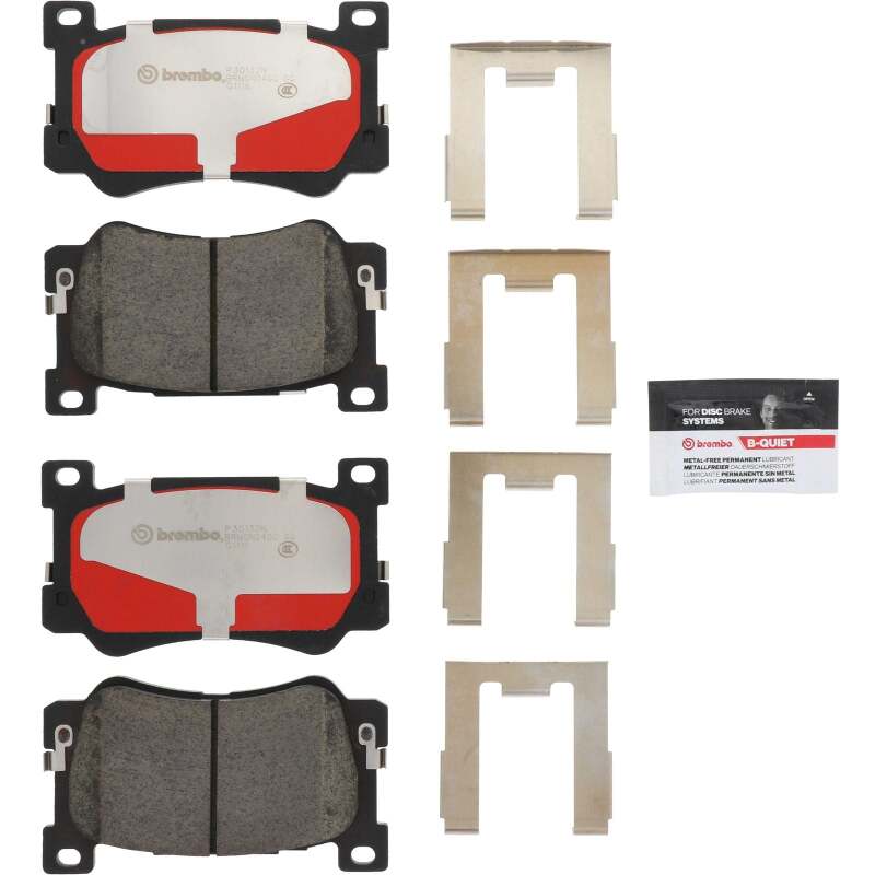 Brembo OE P30132N 17 19 G90 19 20 fits Kia K900 PRIME Ceramic Brake Pad - Front