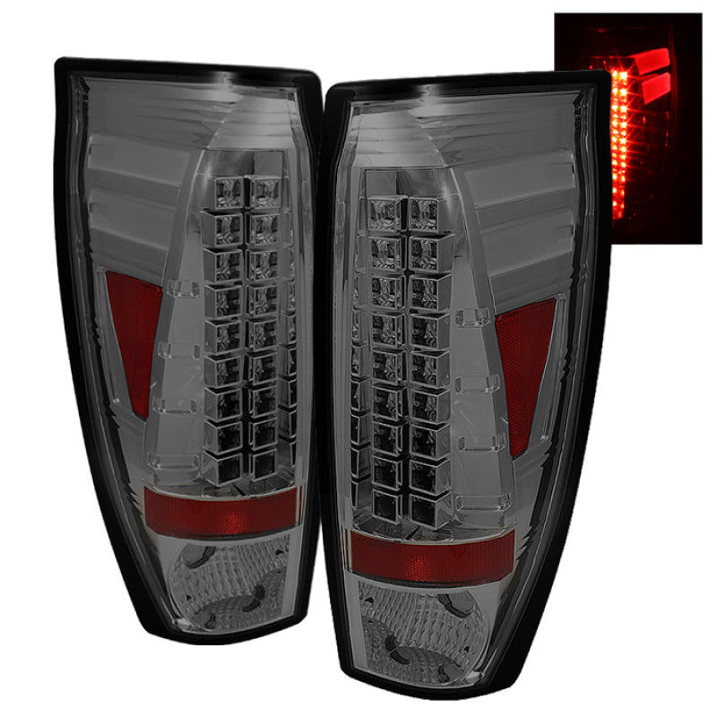 Spyder 5001085 fits Chevy 02-06 Avalanche LED Tail Lights Smoke ALT-YD-CAV02-LE