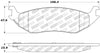 Stoptech 309.0898 Sport Brake Pads w/Shims and Hardware - Front