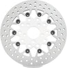 Twin Power 666828 08-Up FLH FLT Rear 11.8in Floating Rotor Mesh Silver