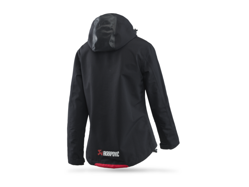 Akrapovic 802079 Womens Corpo Rain Jacket Black - 2XL