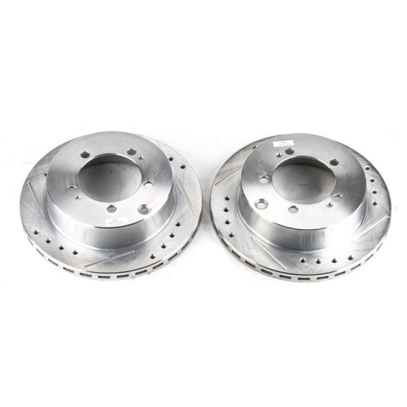 PowerStop fits Dodge 91-96 Stealth Rear Evolution Drilled & Slotted Rotors -