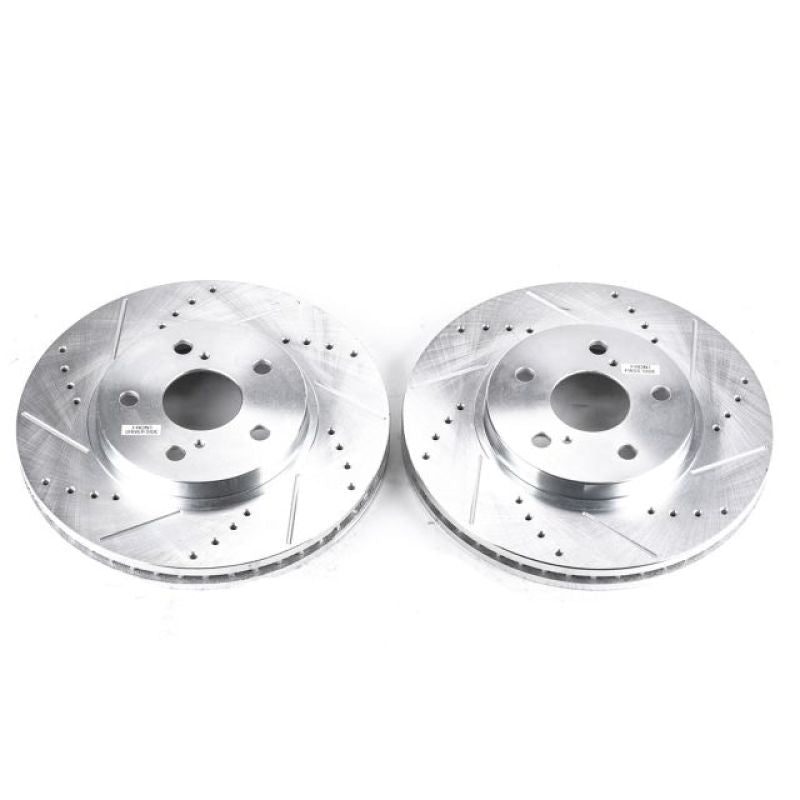 PowerStop fits Lexus ES300 Front Evolution Drilled & Slotted Rotors - Pair