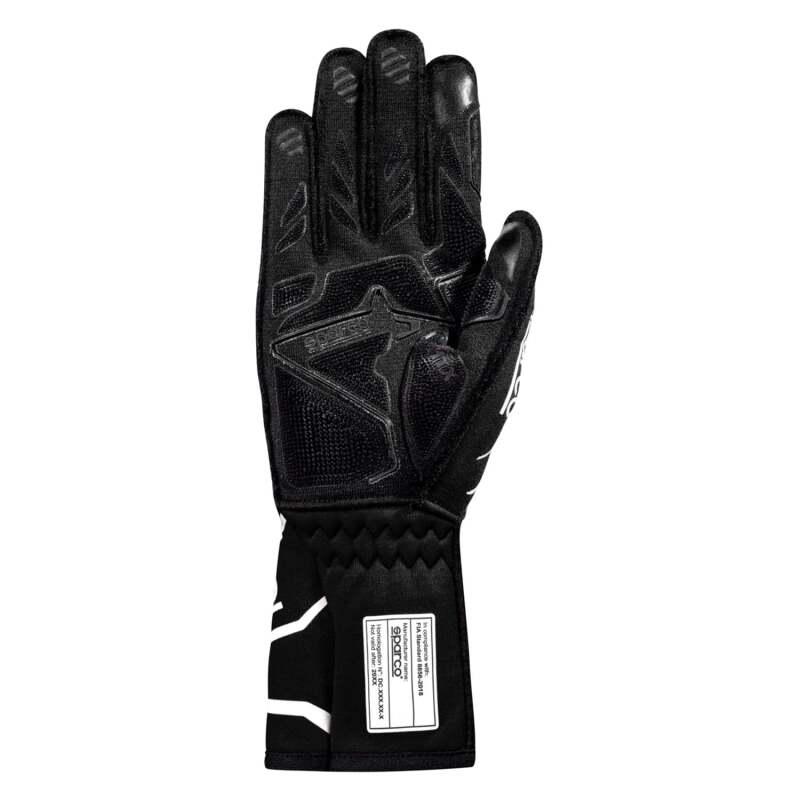 SPARCO BRG0001B0K06013 Glove Tide Blk/Wht 13