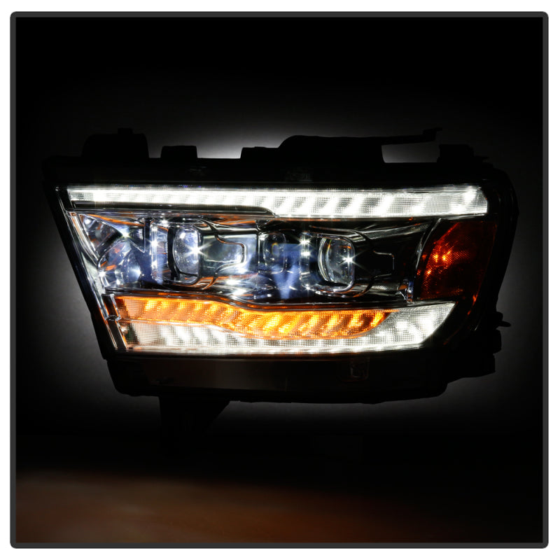Spyder 5087638 fits Dodge 19-20 Ram Halogen Model Only Projector Headlights Chr