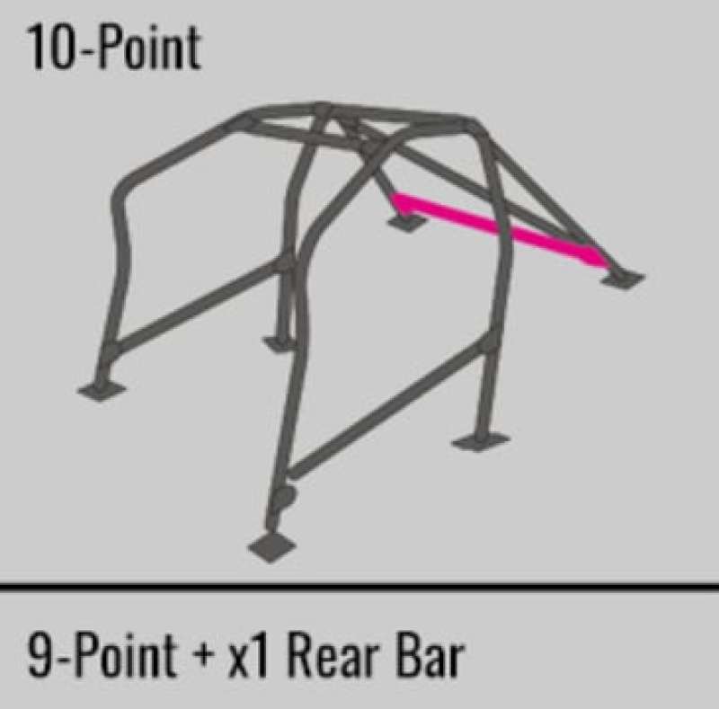 Cusco 195 270 W10 Safety21 SXE10 IS300 2-Passenger Works 10P Roll Cage - Black