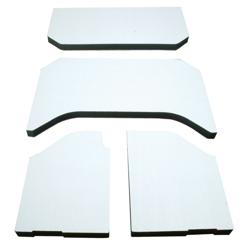 DEI  50135 fits Jeep 07-10 Wrangler JK 4-Door Boom Mat Headliner - 4 Piece - Whi