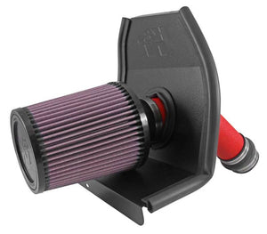 K&N Engineering 69-8007TWR K&N 2015 fits Subaru WRX-STI 2.5L H4 Red Typhoon Short Ram Intake
