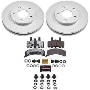 Power Stop 90-93 Cadillac Commercial Chassis Front Z36 Coated Truck & Tow Brake Kit