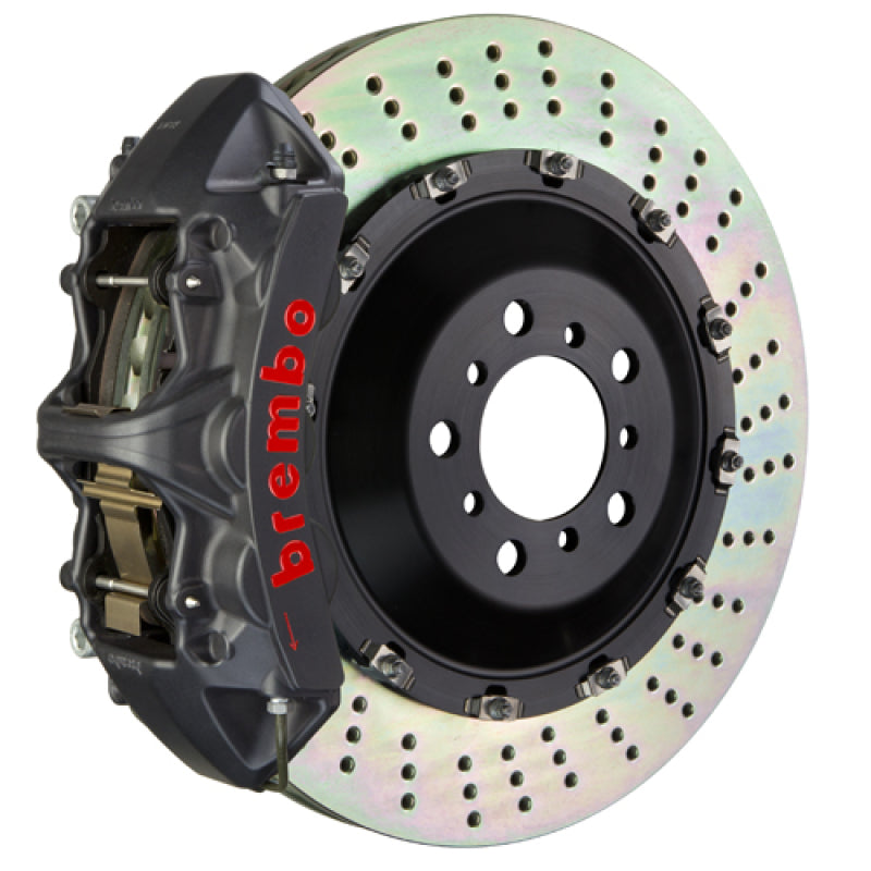 Brembo 1N1.9552AS Brembo 25+ fits BMW X3 30/BMW X3 M50 xDrive Fr GT-S BBK 6 Pist Cast 405x34 2pc Rotor Drilled- Blk HA