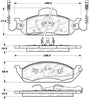 Stoptech 308.076 Street Brake Pads
