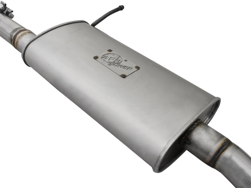 AFE 49-08040 on Exhaust System, Cat Back Aluminized Hi-Tuck 07-14 fits Jeep Wra