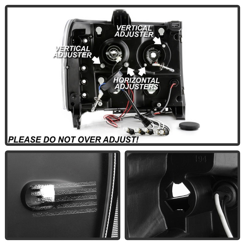 Spyder 5086020 fits GMC 08-13 Sierra 1500/fits GMC 08-13 Sierra Denali Projecto