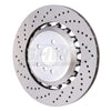 SHW Performance BRL48171 SHW 11-16 fits BMW M5 4.4L Left Rear Cross-Drilled Lightweight Brake Rotor (34212284103)