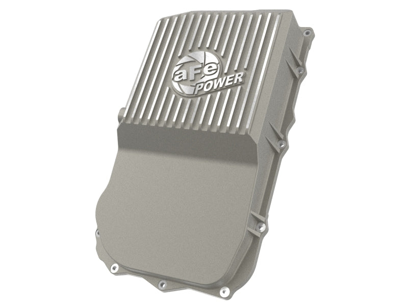 aFe 46-71300A POWER 18-25 fits Jeep Wrangler (JL) 850RE/8HP70/8HP75 Transmission Pan - Raw w/ Machined Fins