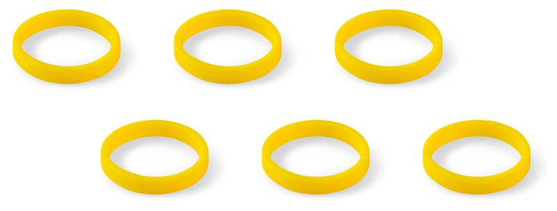 Griots Garage MOD Color Application Ring - Yellow - Set of 6