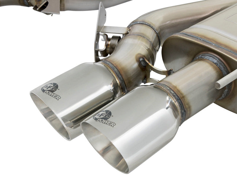 AFE 49-34078-P rce XP 3in 304 SS Cat-Back Dual Mode Exhaust w/ Polished Tips 16