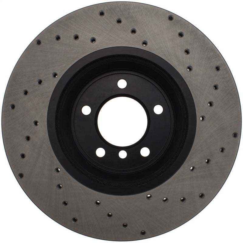 Stoptech 128.34093R 07-10 BMW 335i Cross Drilled Right Front Rotor