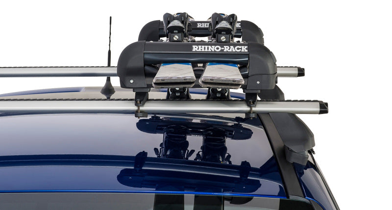 Rhino-Rack 572 Universal Ski Carrier - Fits 2 Pairs of Skis - Black