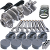 Eagle 127264005 fits Chevy LS2 4.000in Long Snout Crank 58 Tth Rlctor 6.125in I-Beam 4.005in Pistons Rot Assembly