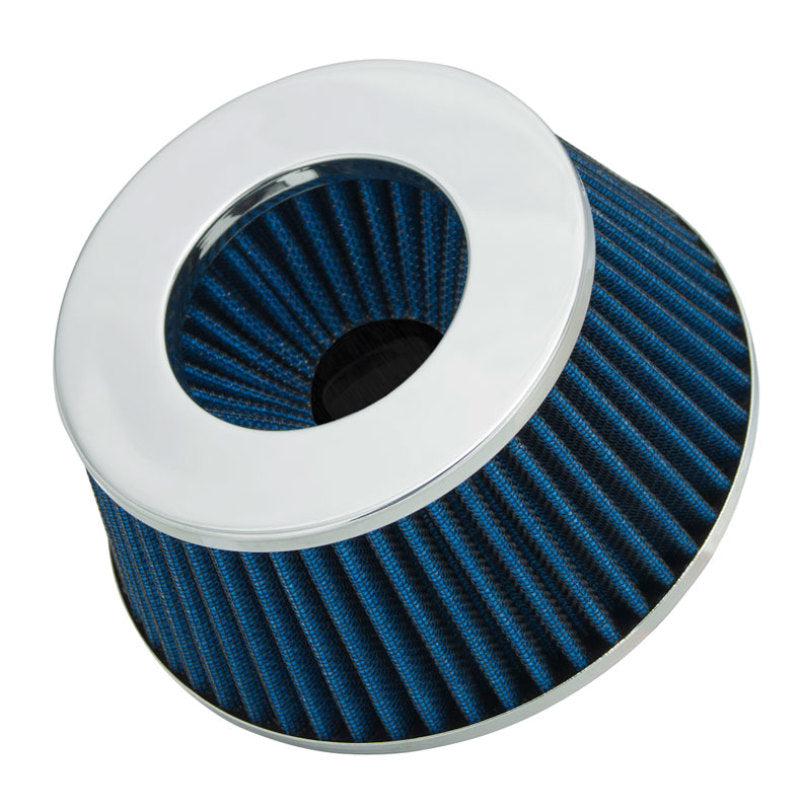Spectre 8166 Adjustable Conical Air Filter 2-1/2in. Tall (Fits 3in. / 3-1/2in. / 4in. Tubes) - Blue