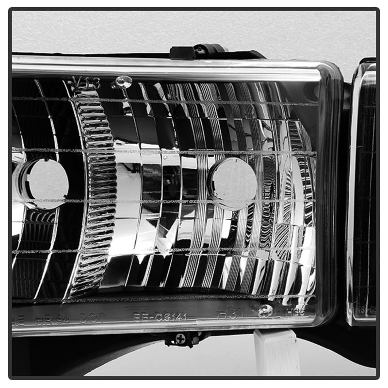 9032158 Xtune fits Dodge 99-20 Ram Sport Model Only 1902 OEM Headlights Black