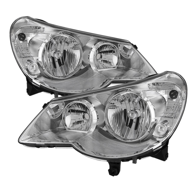 9029653 Xtune fits Chrysler 07-10 Sebring OEM Style Headlights Chrome HD-JH-CH