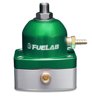 Fuelab 52503-6-S-T 525 TBI Adjustable FPR In-Line 10-25 PSI (1) -6AN In (1) -6AN Return - Green