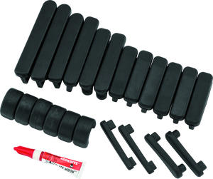 Kuryakyn 7010 Kuryakyn Full Replacement Rubber Set (22Pcs)