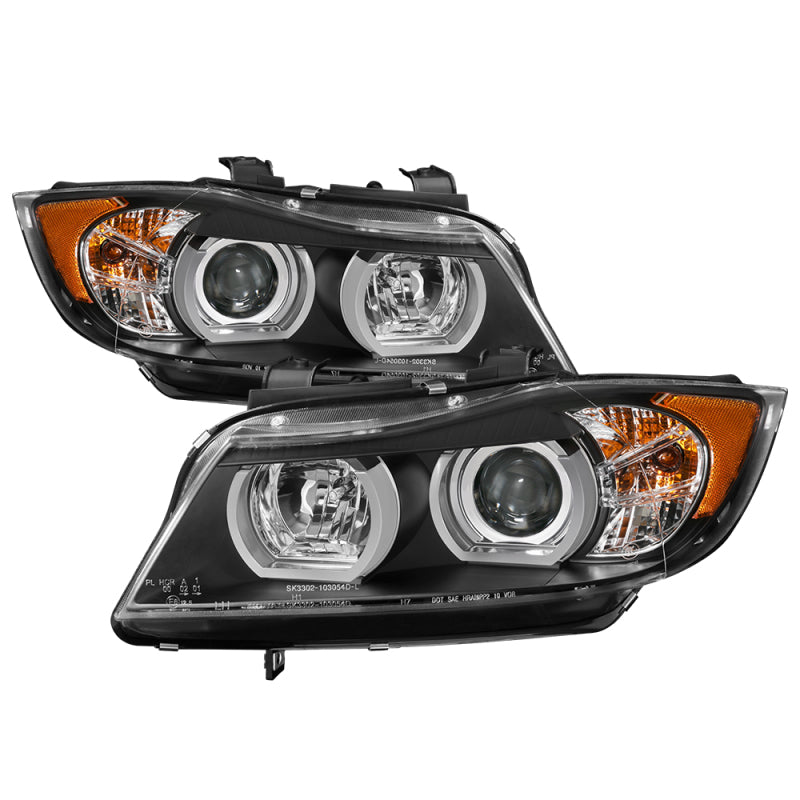 Spyder 5083432 fits BMW 06-08 E90 3-Series 4DR Headlights - Halogen Model Only